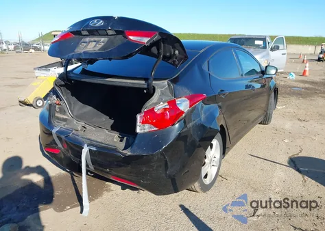 2013 Hyundai Elantra Gls from USA, damaged, VIN KMHDH4AE3DU720799